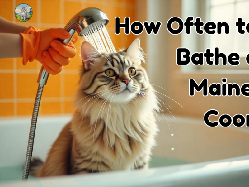 How often to bathe a Maine Coon